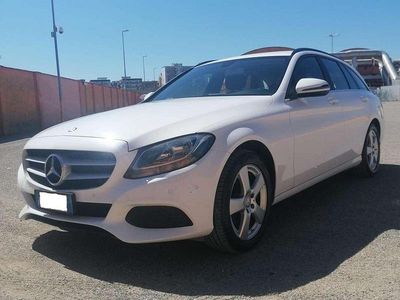 Usata Mercedes C180 Premium 116 CV (85 kW) 2015 Bianco Station wagon