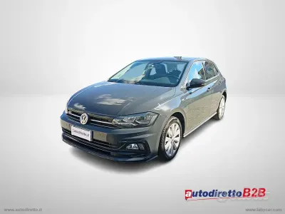 Usata VW Polo R-line 95 CV (69 kW) 2018 Grigio Utilitaria