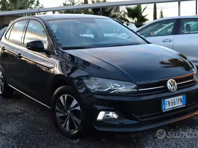 Usata VW Polo Comfortline 95 CV (69 kW) 2018 Nero Utilitaria