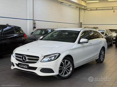 Usata Mercedes C200 136 CV (100 kW) 2016 Bianco Station wagon