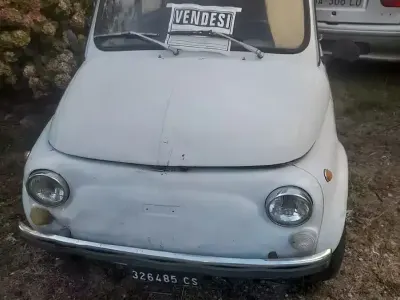 Usata Fiat 500 60 CV (44 kW) 1998 Bianco Cabrio