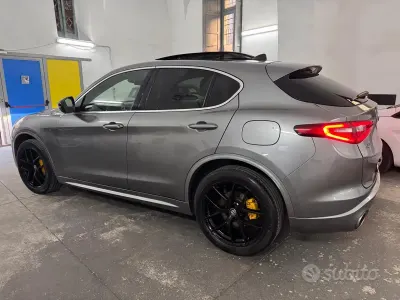 Brugt Alfa Romeo Stelvio 280 HK (205 kW) 2017 Grå SUV