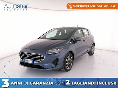 Usata Ford Fiesta Titanium 125 CV (91 kW) 2022 Blu Utilitaria