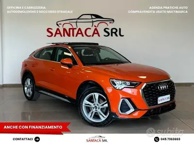 Usata Audi Q3 Sportback S-Line 150 CV (110 kW) 2021 Arancione SUV