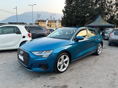 Usata Audi A3 Advanced 116 CV (85 kW) 2022 Blu Berlina