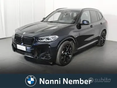 Usata BMW X3 M Sport 190 CV (139 kW) 2023 Nero SUV