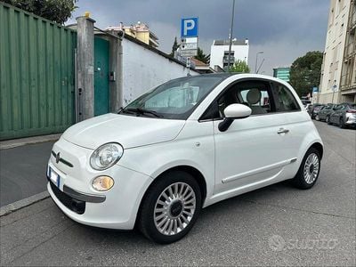 Usata Fiat 500 Lounge 69 CV (50 kW) 2009 Bianco Cabrio