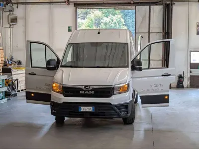 Usata MAN TGE 140 CV (102 kW) 2019 Bianco Furgone