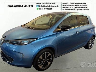 Usata Renault Zoe Intens 80 kW (109 CV) 2018 Blu chiaro Utilitaria