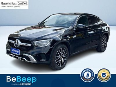 Usata Mercedes GLC220 Business 194 CV (142 kW) 2021 Nero metallizzato Coupé