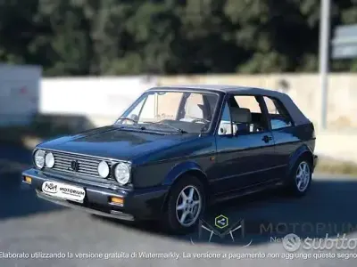 Usata VW Golf Cabriolet Karmann 73 CV (53 kW) 1989 Blu Cabrio
