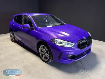 Usata BMW 118 M Sport 150 CV (110 kW) 2021 Viola metallizzato Utilitaria