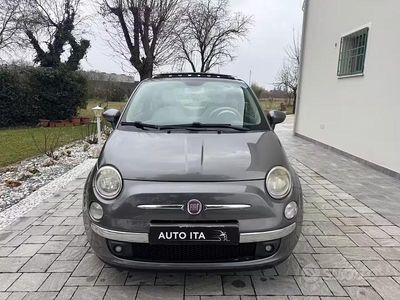 Usata Fiat 500 Lounge 69 CV (50 kW) 2009 Grigio Cabrio