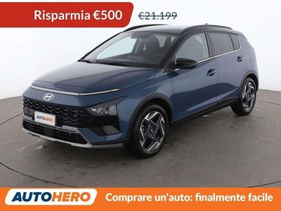 Usata Hyundai Bayon 101 CV (74 kW) 2024 Blu/azzurro SUV