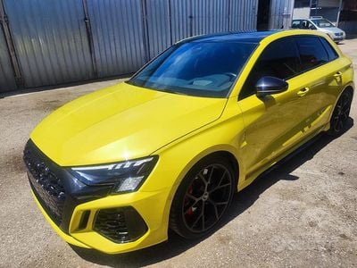 Usata Audi RS3 Comfort 400 CV (294 kW) 2022 Giallo Berlina