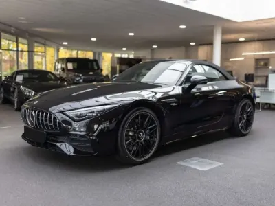 Usata Mercedes SL43 AMG Premium Plus 381 CV (280 kW) 2023 Nero metallizzato Cabrio