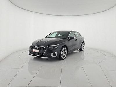 Usata Audi A3 Advanced Plus 110 CV (80 kW) 2021 Grigio manhattan metallizzato Berlina