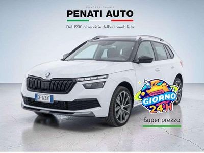 Usata Skoda Kamiq 110 CV (80 kW) 2021 Bianco / nero SUV