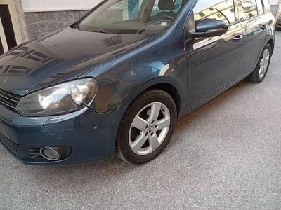 Begagnad VW Golf VI GTD 105 HK (77 kW) 2010 Blå Halvkombi