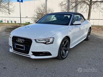 Usata Audi A5 Advanced Plus 177 CV (130 kW) 2014 Bianco Coupé