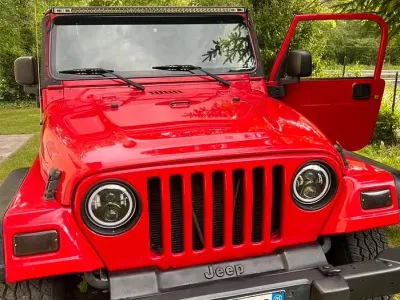 Usata Jeep Wrangler 143 CV (105 kW) 2005 Rosso SUV