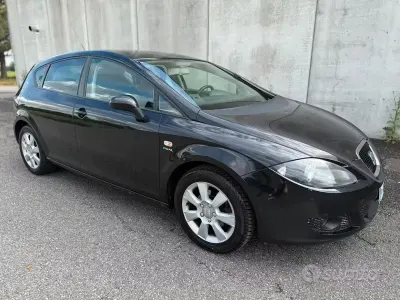Käytetty Seat Leon 102 HP (75 kW) 2008 Musta Viistoperä