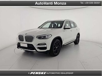 Usata BMW X3 xLine 190 CV (139 kW) 2019 Alpinweiss SUV