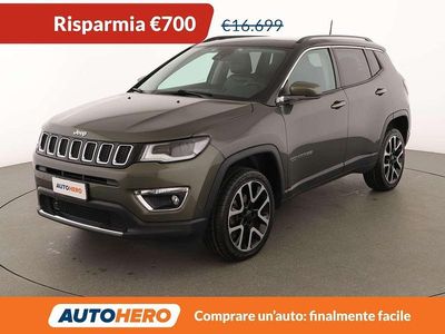 Usata Jeep Compass Limited 140 CV (102 kW) 2018 Verde SUV