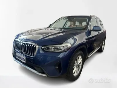 Usata BMW X3 190 CV (139 kW) 2022 Blu SUV