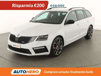 Usata Skoda Octavia RS 245 CV (180 kW) 2019 Bianco Station wagon