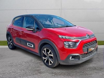 Usata Citroën C3 Shine 83 CV (61 kW) 2022 Rosso  tetto nero Utilitaria