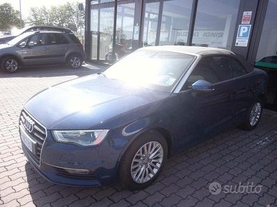 Usata Audi A3 Cabriolet Ambition 150 CV (110 kW) 2015 Blu Cabrio