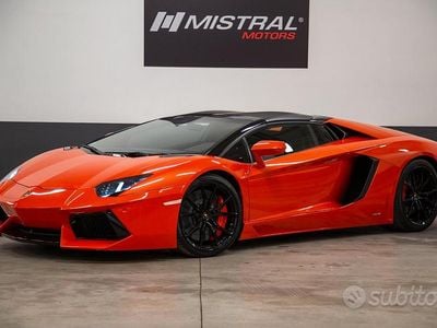 Usata Lamborghini Aventador 700 CV (514 kW) 2015 Arancione Cabrio