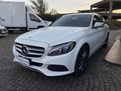 Usata Mercedes C220 Premium 170 CV (125 kW) 2018 Bianco Station wagon