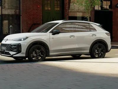 Nuova VW T-Roc R-line 150 CV (110 kW) 2026 Pure white SUV