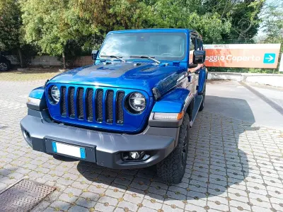 Usata Jeep Wrangler Unlimited Sahara 200 CV (147 kW) 2020 Blu SUV
