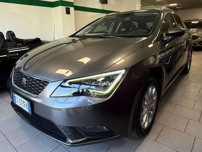 Usata Seat Leon ST Style 105 CV (77 kW) 2014 Grigio Station wagon