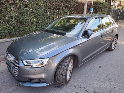 Usata Audi A3 116 CV (85 kW) 2019 Grigio Berlina