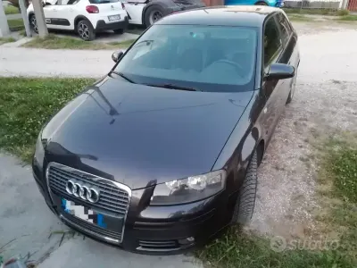 Usata Audi A3 S-Line 105 CV (77 kW) 2007 Nero Utilitaria