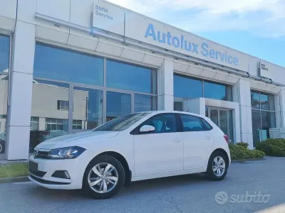Usata VW Polo Comfortline 90 CV (66 kW) 2018 Bianco Utilitaria