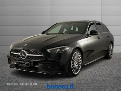 Usata Mercedes C300e Premium 265 CV (194 kW) 2021 Nero Station wagon