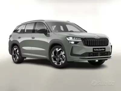 Nouvelle Skoda Kodiaq SportLine 150 ch (110 kW) 2025 Gris SUV