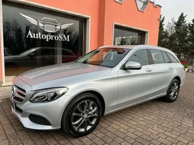 Usata Mercedes C220 170 CV (125 kW) 2016 Argento Station wagon