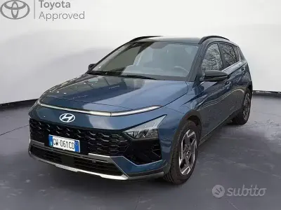 Usata Hyundai Bayon 100 CV (73 kW) 2024 Blu SUV