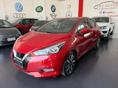 Usata Nissan Micra Tekna 90 CV (66 kW) 2018 Rosso Utilitaria