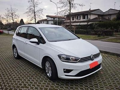 Usata VW Golf Sportsvan Comfortline 110 CV (80 kW) 2014 Bianco Monovolume