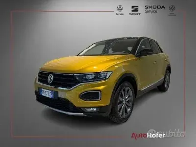 Usata VW T-Roc Advance 150 CV (110 kW) 2018 Giallo SUV