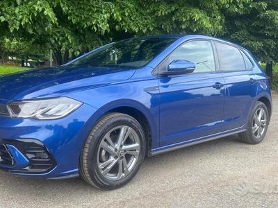 Usata VW Polo 95 CV (69 kW) 2022 Blu Utilitaria