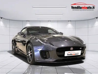Usata Jaguar F-Type Chequered Flag 300 CV (220 kW) 2021 Grigio antracite scuro Cabrio