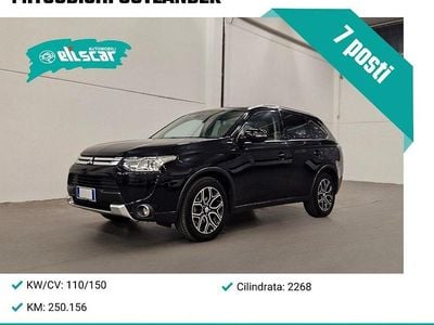 Usata Mitsubishi Outlander Instyle 150 CV (110 kW) 2015 Nero SUV